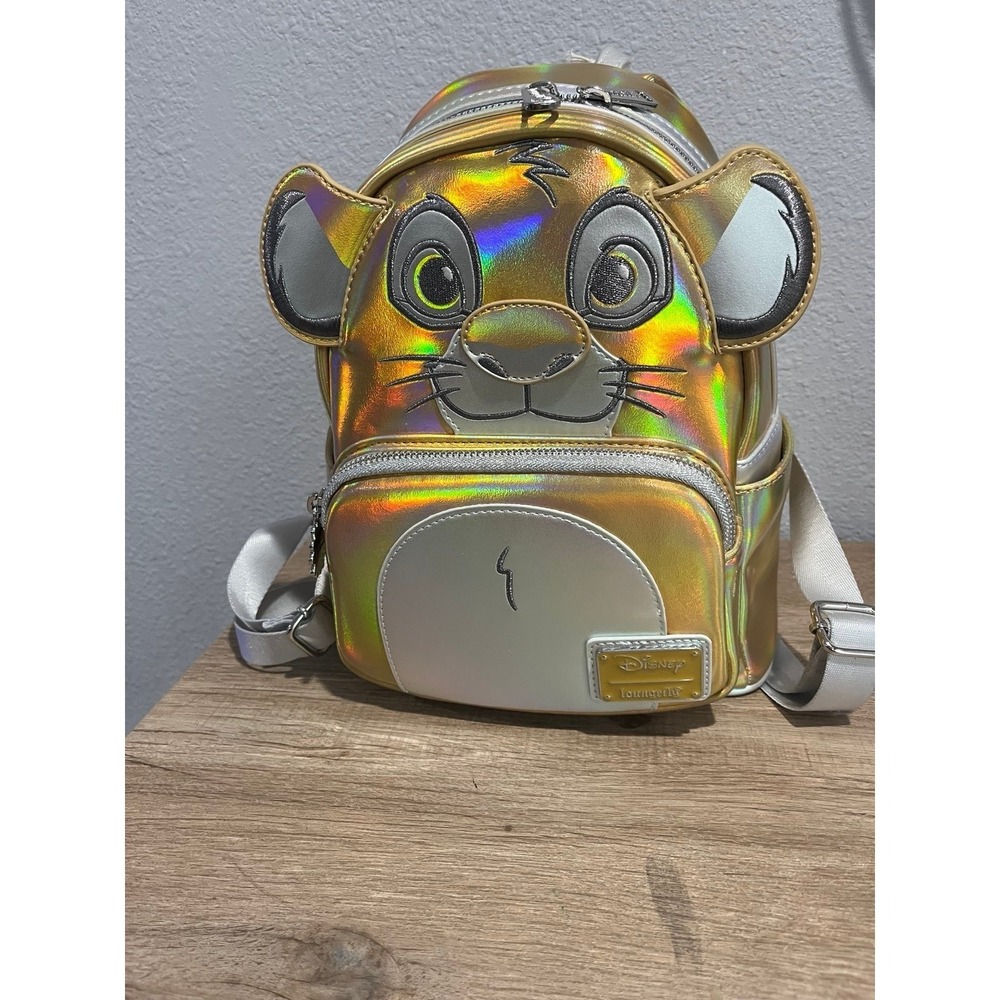 Loungefly Disney 100 Platinum‎ Simba mini backpack BNWT